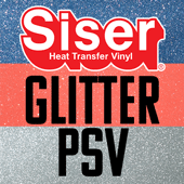 Siser - Glitter HTV - Cricut - White Clear Black- 6- Rolls F21