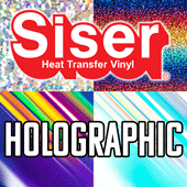 Sky Blue Holographic Sparkle Iron On Vinyl HTV – Rosie's Craft