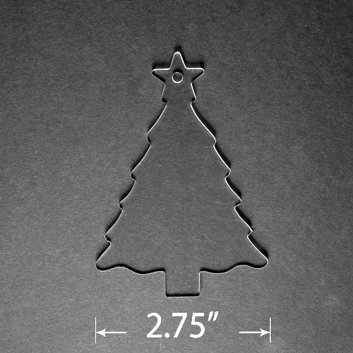 Christmas Ornament Shape acrylic blank 2.5 inch –