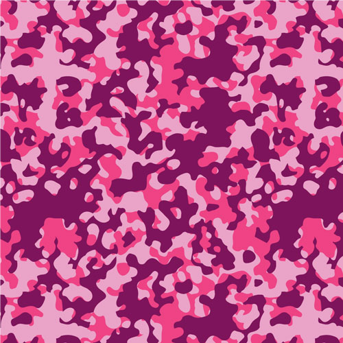 Printed pattern permanent vinyl Pink Woodland Camo Print 12