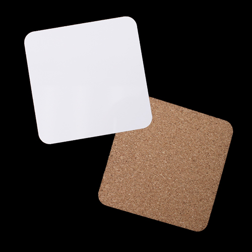 4 x 4 White Sublimation Fabric Top Coasters 1/4 thick |Coastal