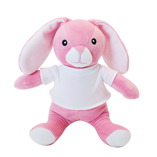 Small Easter Bunny with Shirt - Pink