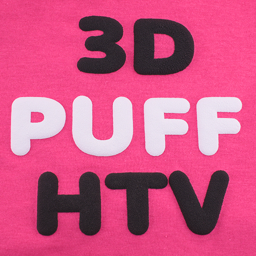 3D Puff HTV - StarCraft 3D Heat Transfer Vinyl - Black | 12 x 5 feet