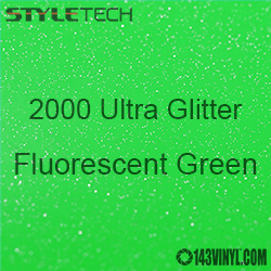 Fluorescent Neon Green Glitter 