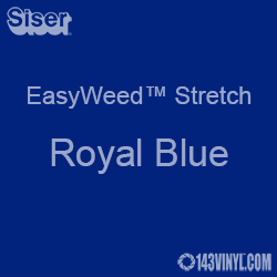 Royal Blue Siser EasyWeed Stretch Heat Transfer Vinyl (HTV) (Bulk Roll