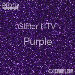 Glitter HTV: 12 x 20 - Purple