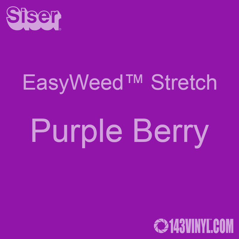Purple Berry Siser EasyWeed Stretch Heat Transfer Vinyl (HTV)