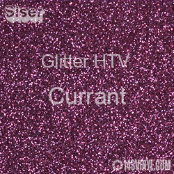 Siser Glitter HTV 12 x 20 Sheet - Purple