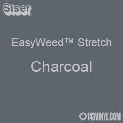 Stretch HTV: 12" x 15" - Charcoal