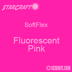 12" x 24" Sheet StarCraft SoftFlex HTV - Fluorescent Pink