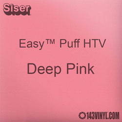 Easy™ Puff HTV: 12 x 12 - Deep Pink