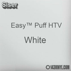 Easy™ Puff HTV: 12 x 24 - White