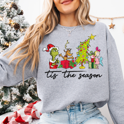 Press Ready Transfer Sheet - Grinch Tis the Season