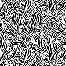 Printed pattern permanent vinyl Black White Zebra Print x 12"