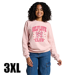 Craftentines Party Blush Crewneck & Press Ready DTF Bundle - 3XL