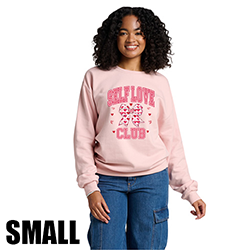 Craftentines Party Blush Crewneck & Press Ready DTF Bundle - Small