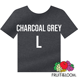 Fruit of the Loom Iconic™ T-shirt - Charcoal Grey - Large