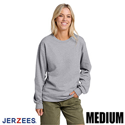 Jerzees Ultimate Fleece Crewneck Sweatshirt - Athletic Heather - Medium