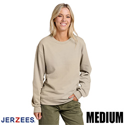 Jerzees Ultimate Fleece Crewneck Sweatshirt - Putty - Medium