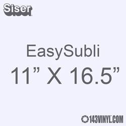 Siser Easysubli By The Sheet 11X16.5