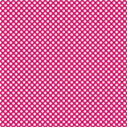 Printed Pattern Vinyl - Glossy - Small Very Hot Pink and White Polka Dots 12" x 24" Sheet