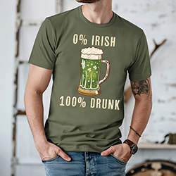 Press Ready Transfer - 0% Irish 100% Drunk