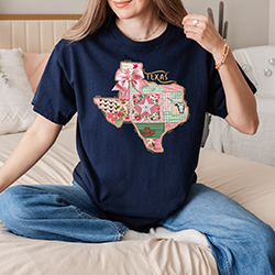 Press Ready Transfer - Quilted Texas