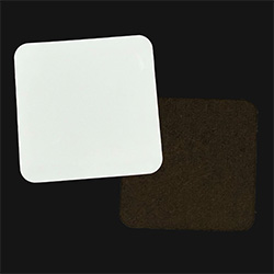 Sublimation Hardboard Tile - Rounded Corner - 3.5" x 3.5"