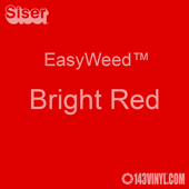 EasyWeed HTV: 12" x 15" - Bright Red