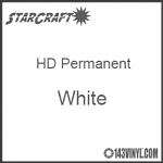 Outlet 11.5-12" x 12" Sheet - StarCraft HD Matte Permanent Vinyl - White