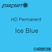 12" x 5' Roll - StarCraft HD Glossy Permanent Vinyl - Ice Blue