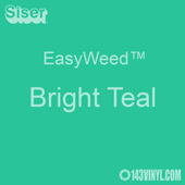 Siser EasyWeed HTV: 12 x 15 Sheet - Bright Teal