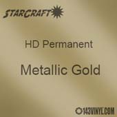 12 x 50 Yard Roll - StarCraft HD Glossy Permanent Vinyl - Metallic Blue
