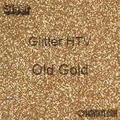 Siser Glitter Old Gold 12 inch x 12 inch Sheet - Brilliant Vinyl