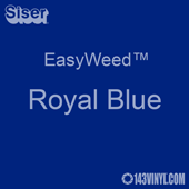 Siser EasyWeed HTV: 12 x 15 Sheet - Royal Blue