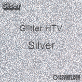 Siser Glitter HTV Silver Choose Your Length –