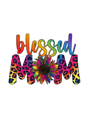 Blessed Mom - Colorful Sunflower - 143