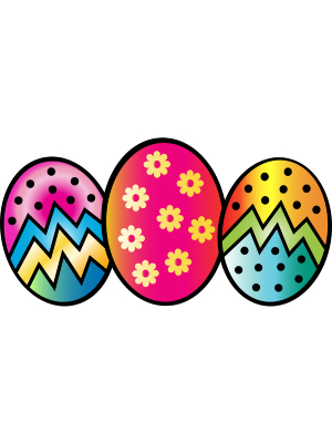 Colorful Easter Eggs - 143