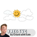 Happy Sky - FREE SVG - Create with Cole