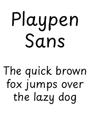 Playpen Sans