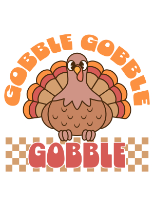 Groovy Gobble Turkey - 143