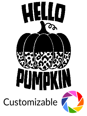 Hello Leopard Pumpkin - Shape