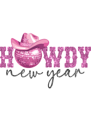 Howdy New year - Pink Sequins - 143