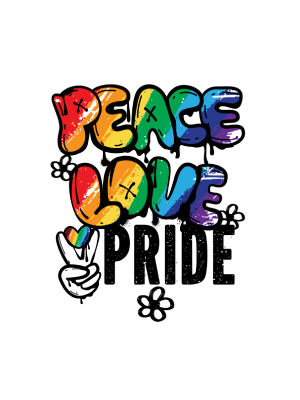 Peace Love Pride - Graffiti - 143