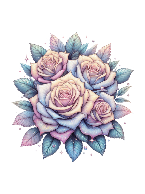 Pastel Rose Bouquet - 143