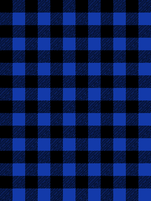 Royal Blue Buffalo Plaid