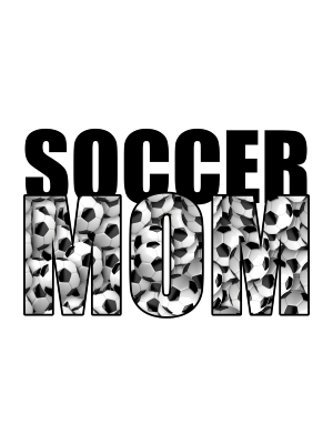 Soccer Mom - Word Art - 143