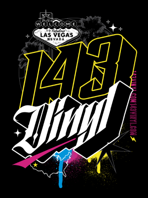 143VINYL Vegas Poster - 143