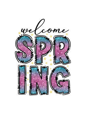 Welcome Spring - Doodle Letters - 143