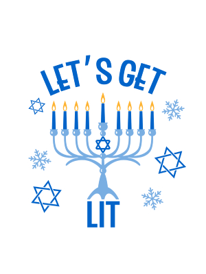 Hanukkah Candles - Let's Get Lit - 143